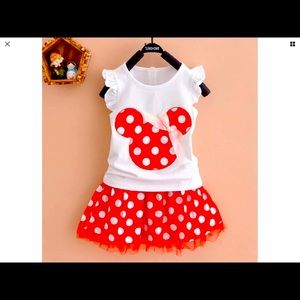 New precious mini mouse outfit for girls.